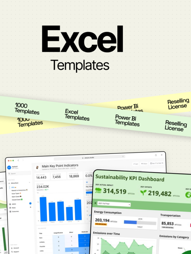 Excel Templates Bundle for Businesses