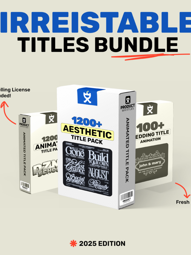 2.5K Pro Titles – Instantly Elevate Your Videos!