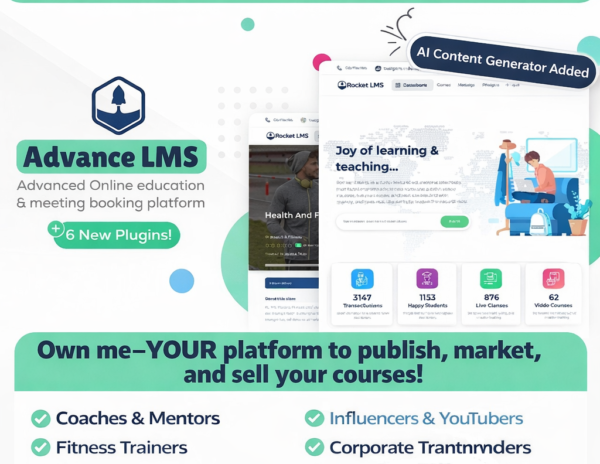 Course Selling Website Setup | Ready Made Online Course Platform | Launch E-Learning Business in 24 Hours
