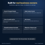 Cash Flow Management Spreadsheet | Small Business Budget, Cash Runway, Credit Line and Financial Planning - Image 8